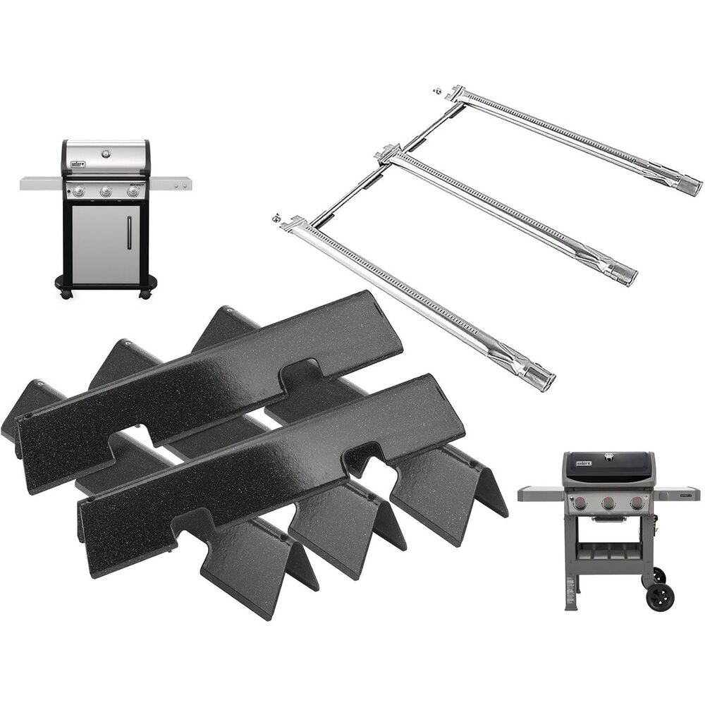 Spirit Grill Parts for Weber Spirit II/I 300 Series, Burners & Flavorizer Bars